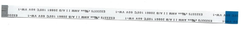 15 Pin 0.5mm Pitch 150mm Length FFC Cable - Reverse Direction- Type  B