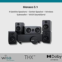 Monaco 5.1 Includes Dolby Atmos-certified WiSA SoundSend Monaco 5.1 Includes Dolby Atmos-certified WiSA SoundSend
