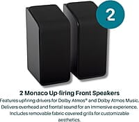 Platin Monaco 5.1 Wireless Home Theater Surround Sound System for Smart TVs - with WiSA SoundSend Transmitter Included - WiSA Certified - Tuned by THX. Platin Monaco 5.1 Wireless Home Theater Surround Sound System for Smart TVs - with WiSA SoundSend Transmitter Included - WiSA Certified - Tuned by THX.