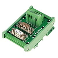 DB9-MG6 Terminal Blocks Module DIN Rail Mount Interface Module Male / Female Connector Board DB9-MG6 Terminal Blocks Module DIN Rail Mount Interface Module Male / Female Connector Board