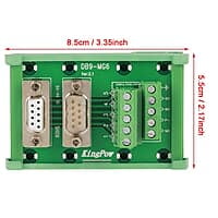 DB9-MG6 Terminal Blocks Module DIN Rail Mount Interface Module Male / Female Connector Board DB9-MG6 Terminal Blocks Module DIN Rail Mount Interface Module Male / Female Connector Board